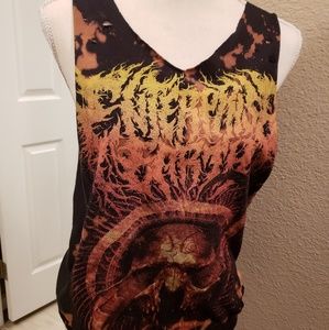 Distressed band Tank